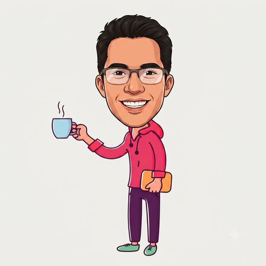 Melchor caricature